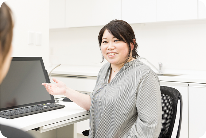 経験豊富な女性の婦人科専門医が診療